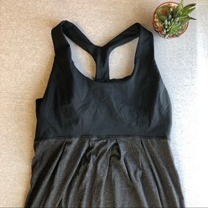 Lululemon Power Dance Tank Black Heather Gray